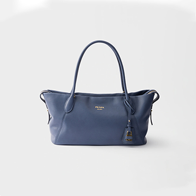 prada ouvert large leather tote bag #1bg661